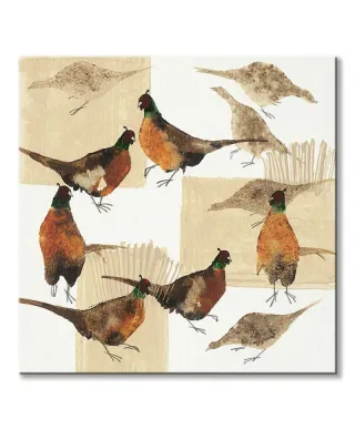 Bażanty - obraz na płótnie