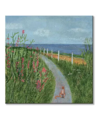 Elegant Fox - obraz na płótnie