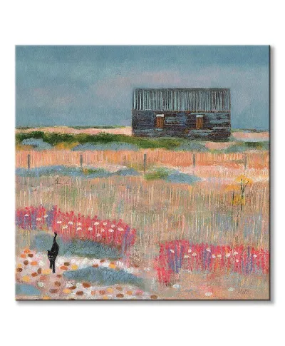 Seaside Stroll - obraz na płótnie