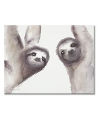 Leniwce - obraz na płótnie