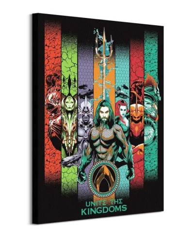 Aquaman Unite the Kingdoms - obraz na płótnie