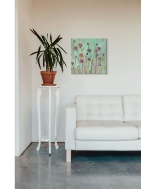 Dmuchawce - obraz na płótnie