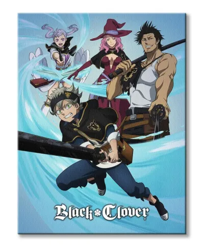 Black Clover Black Bulls  - obraz na płótnie