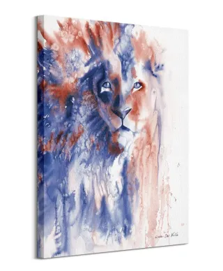 Obraz na ścianę - Kolorowy Lew - 60x80 cm