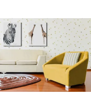 Stojące żyrafy - obraz na płótnie