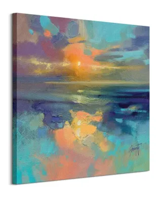 Cerulean Cyan Study - obraz na płótnie