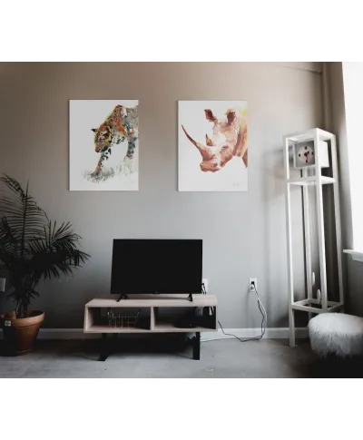 Nosorożec - obraz na płótnie