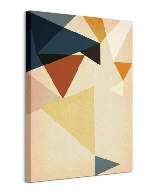 Trójkąty - obraz na płótnie