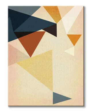 Trójkąty - obraz na płótnie