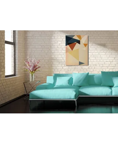 Trójkąty - obraz na płótnie