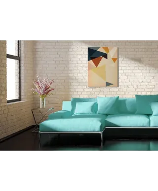 Trójkąty - obraz na płótnie