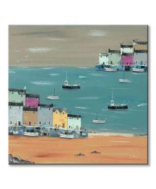 Fish & Ships - obraz na płótnie