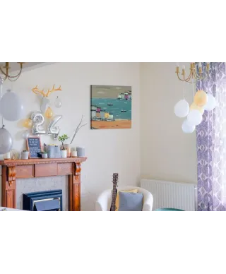 Fish & Ships - obraz na płótnie