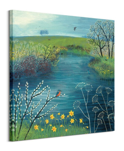 Spring at Kingfisher Pool - obraz na płótnie