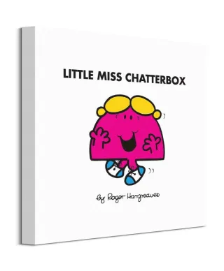 Little Miss Chatterbox - obraz na płótnie