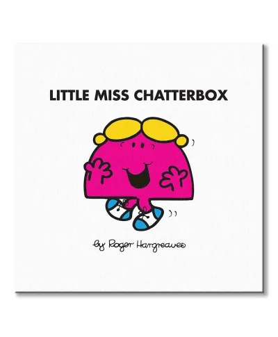 Little Miss Chatterbox - obraz na płótnie