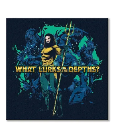 Aquaman What Lurks in the Depths - obraz na płótnie