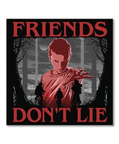 Stranger Things Friends Don't Lie - obraz na płótnie