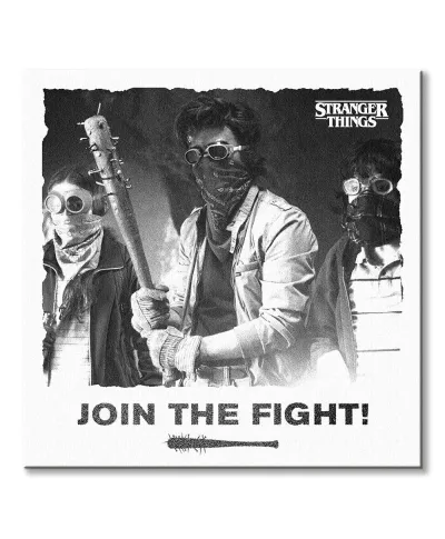 Stranger Things Join The Fight - obraz na płótnie