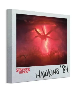 Stranger Things Hawkins 84 - obraz na płótnie