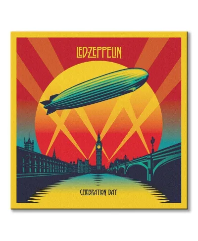 Led Zeppelin Celebration Day - obraz na płótnie