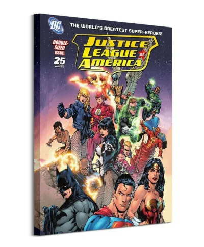 DC Justice League Group Cover - obraz na płótnie