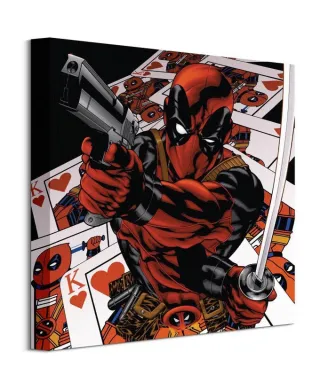 Deadpool Cards - obraz na płótnie