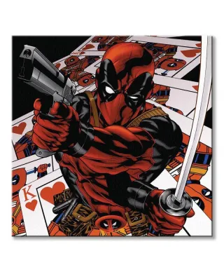 Deadpool Cards - obraz na płótnie