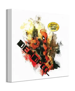 Deadpool Nerd - obraz na płótnie