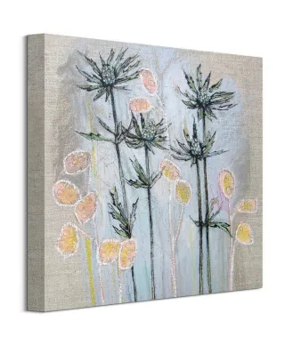 Green Thistles - obraz na płótnie