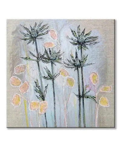 Green Thistles - obraz na płótnie