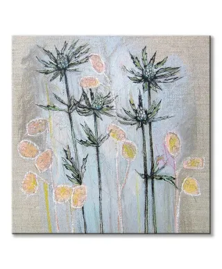 Green Thistles - obraz na płótnie