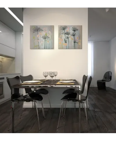 Green Thistles - obraz na płótnie