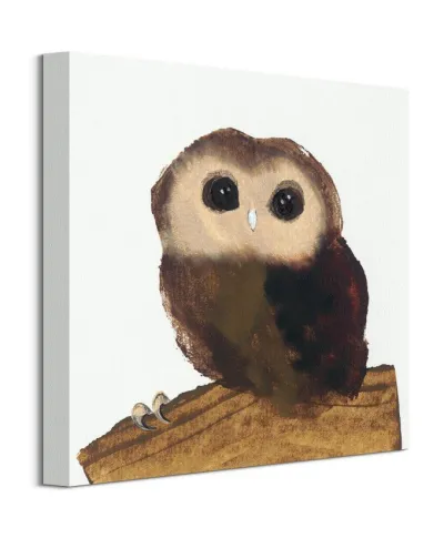 Urocza Sówka - obraz na płótnie
