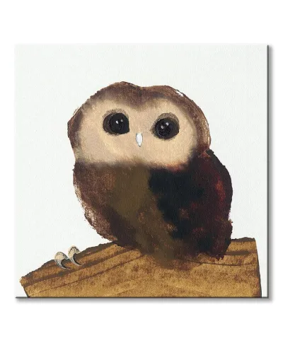 Urocza Sówka - obraz na płótnie