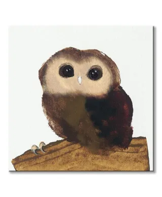 Urocza Sówka - obraz na płótnie