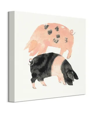 Świnki - obraz na płótnie