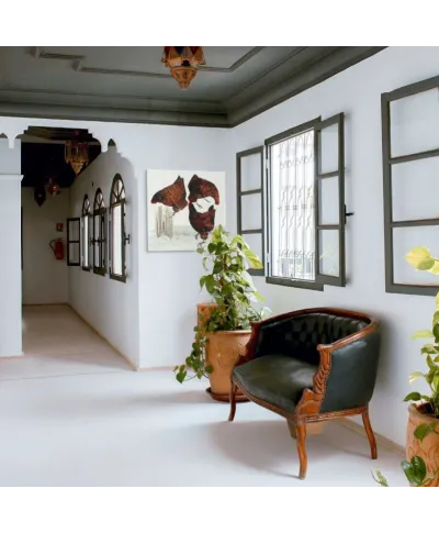 Trzy kury - obraz na płótnie