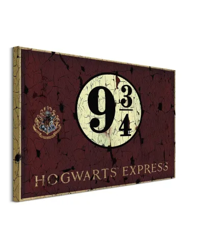 Harry Potter Hogwarts Express 9 3/4 - obraz na płótnie