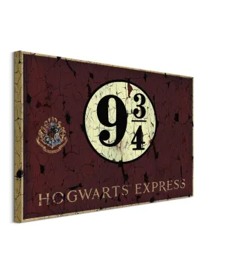 Harry Potter Hogwarts Express 9 3/4 - obraz na płótnie