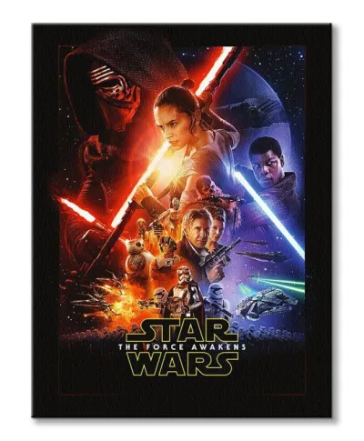 Star Wars The Force Awakens - obraz na płótnie