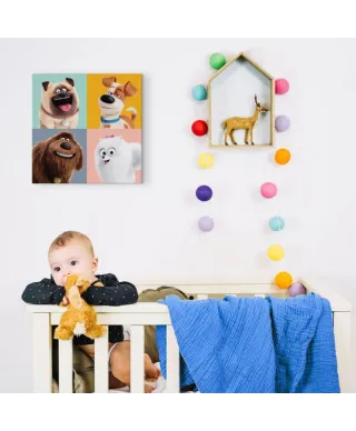 Sekretne życie zwierzaków domowych - obraz na płótnie