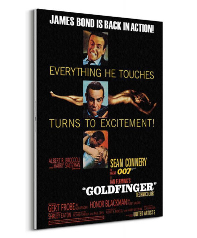 James Bond Goldfinger Excitement - obraz na płótnie