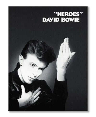 David Bowie Heroes - obraz na płótnie