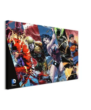 Liga Sprawiedliwości Bohaterowie - obraz na płótnie