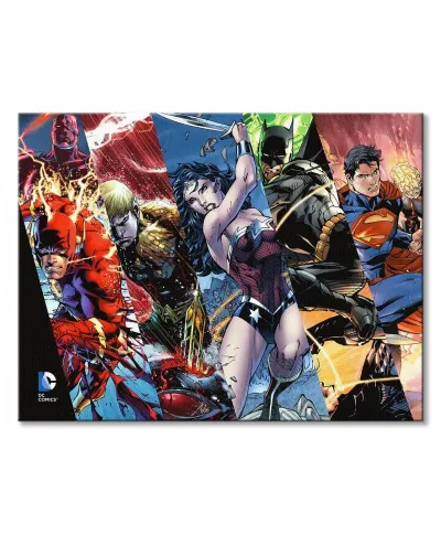 Liga Sprawiedliwości Bohaterowie - obraz na płótnie