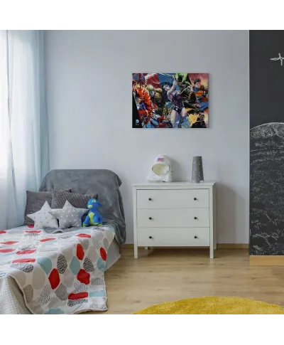 Liga Sprawiedliwości Bohaterowie - obraz na płótnie