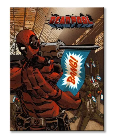 Deadpool Bang - obraz na płótnie