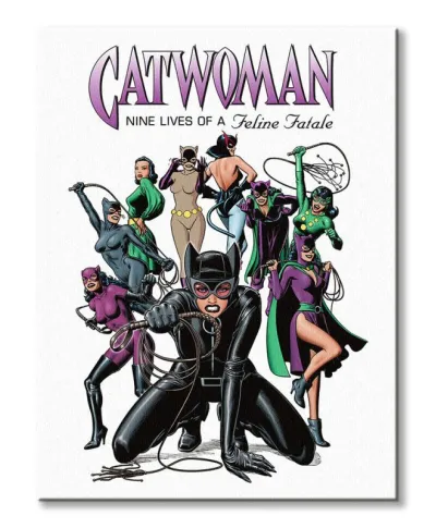 Catwoman Feline Fatale - obraz na płótnie