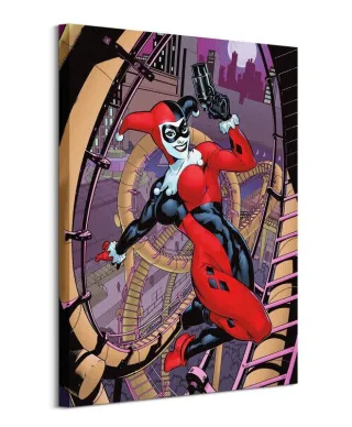 Harley Quinn Rollercoaster - obraz na płótnie